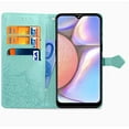 thumbnail image 4 of Samsung Galaxy A20S Case Leather Wallet Flip Magnetic Closure Case Samsung Galaxy A20S Phone Case with Card Slots Protective Cover Case for Samsung Galaxy A20S. SD Mandala - Green, 4 of 12