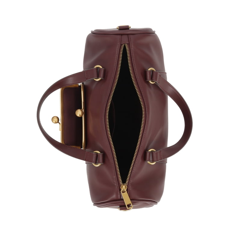Free Assembly Women's Frame Satchel Handbag, Chianti photo 4