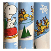 Peanuts Snoopy Xmas Wrapping Paper Cartoons Themed Gift Wrapper Made from Premium Paper for Kids Girls Teens Birthday Christmas Halloween Hanukkah Baby Showers Holiday Gift Cover(4 Rolls-80sq ft)