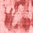 thumbnail image 1 of Ahgly Company Machine Washable Indoor Square Abstract Red Modern Area Rugs, 6' Square, 1 of 4