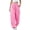 Pink, variant on SwiftWear Women's Drawstring Waist Jogger Pants with Pockets, High-Waisted Cuffed Lounge Pants, Comfortable Casual Baggy Sweatpants S-2XL