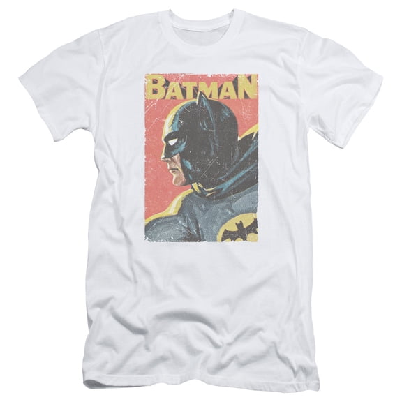 Batman Classic TV Vintman S/S Adult 30/1 T-Shirt-White