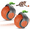 Orange*2, variant on Speedy Tail 2.0, Speedy Tail Cat Toy, Interactive Cat Ball Toy, Automatic Moving Cat Toy Ball, USB Rechargeable Smart Cat Toys Ball, Two Speed Adjustment, with Replacement Tail