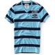 thumbnail image 1 of Camiseta gráfica con cuello en V Aeropostale Wave Rider para hombre azul grande, 1 of 1