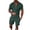 Army Green, variant on 2 Piece Sets for Men Short Sleeve Big and Tall Outfits Matching Sets T Shirts Shorts Beach Vacation Clothes