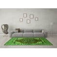 thumbnail image 3 of Ahgly Company Indoor Rectangle Oriental Green Industrial Area Rugs, 2' x 5', 3 of 4