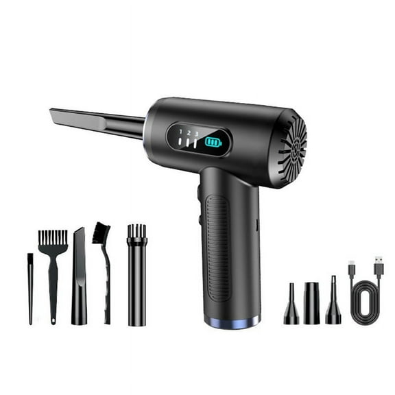 Air Duster Vacuum Cleaner 50000RPM 3 Gear Cordless Handheld Cleaner for Car Home Computer, Blowing Dust
