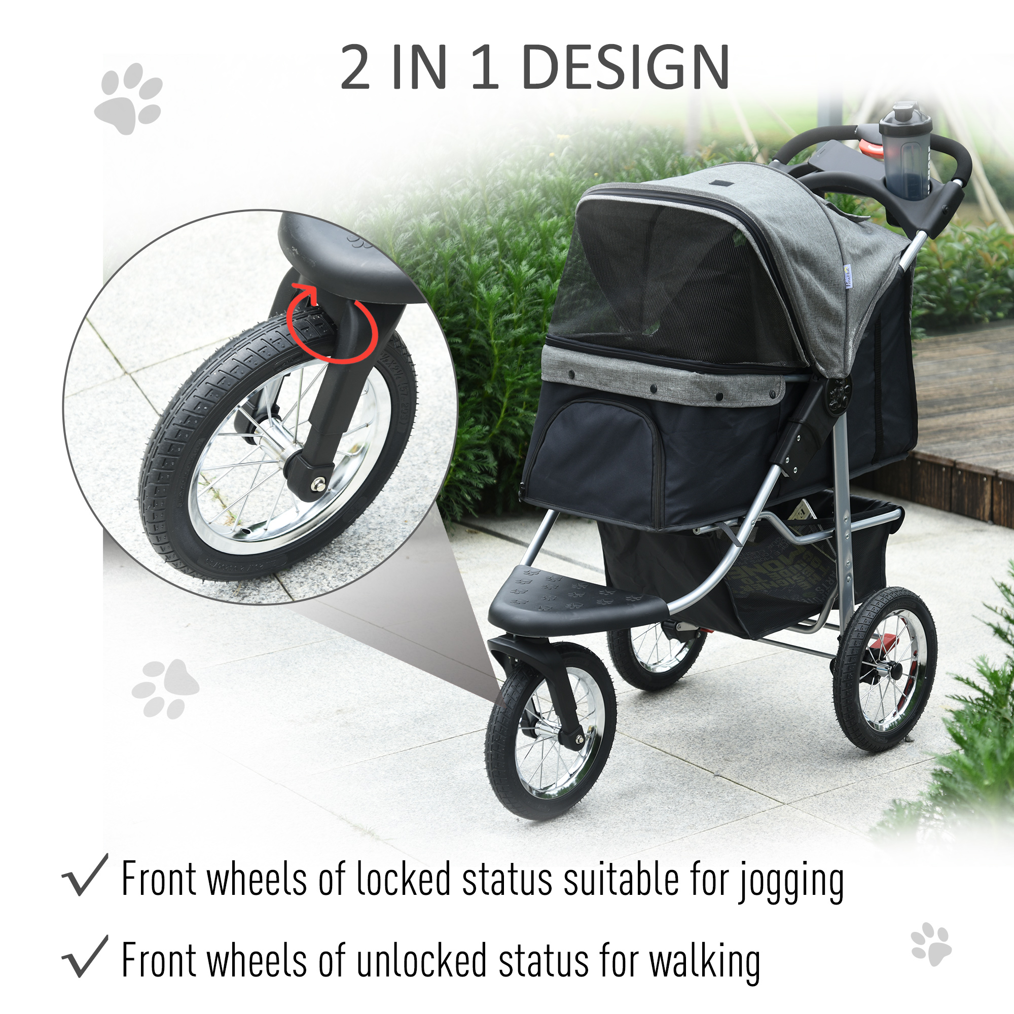 pawhut stroller