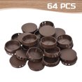 thumbnail image 3 of Uxcell 64PCS 60mm Tapones de Plástico Marrón, Tapas de Agujeros de Panel Tipo Flush, 3 of 6