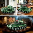 thumbnail image 3 of Missile Tank Building Blocks for Adults, Military Tanks Model with Remote Control, STEM Building Toys Kit - Ideal Gift for Adults(1449 Pcs, 55027), 3 of 6