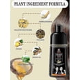 thumbnail image 5 of Instant Hair Dye Shampoo for Gray Hair Coverage,Hair Color Shampoo for Men/Women,3 in 1-100% Grey Cover,Herbal Ingredients Hair Shampoo 420ML, 5 of 5