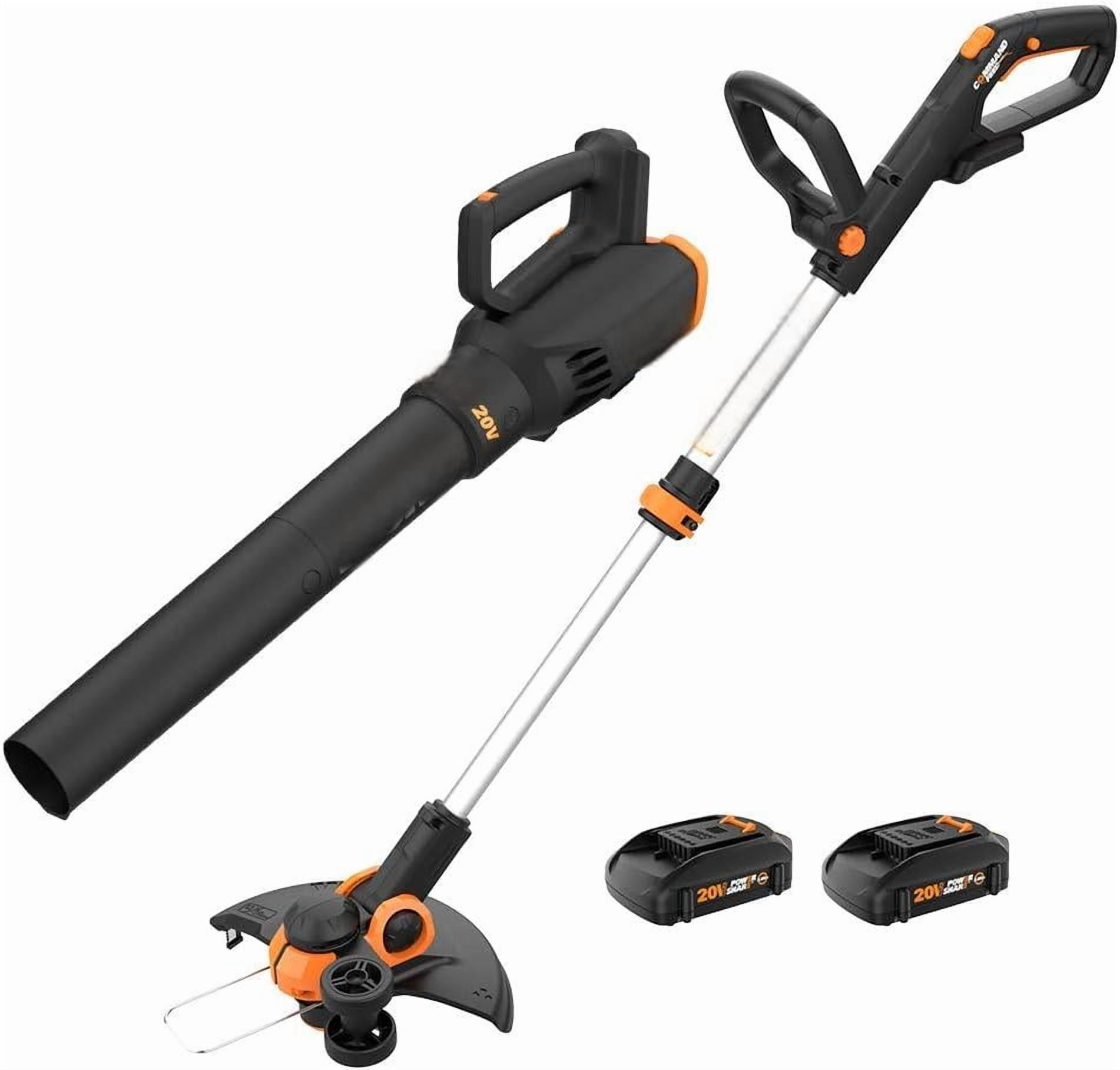 Worx WG928 Power Share 20V GT Cordless Combo Set of String Trimmer