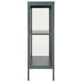 thumbnail image 3 of vidaXL Buffet Anthracite 75x35x105 cm Acier et Verre, 3 of 5