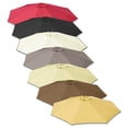 thumbnail image 5 of Sunny 9ft- 8rib Umbrella Top Cover Canopy Patio Replacement Canopy Outdoor (Beige), 5 of 8