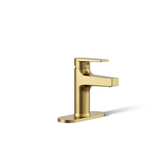 Kohler 74021-4-2MB 1.2 GPM Single-Handle Bathroom Sink Faucet - Vibrant Brushed Moderne Brass