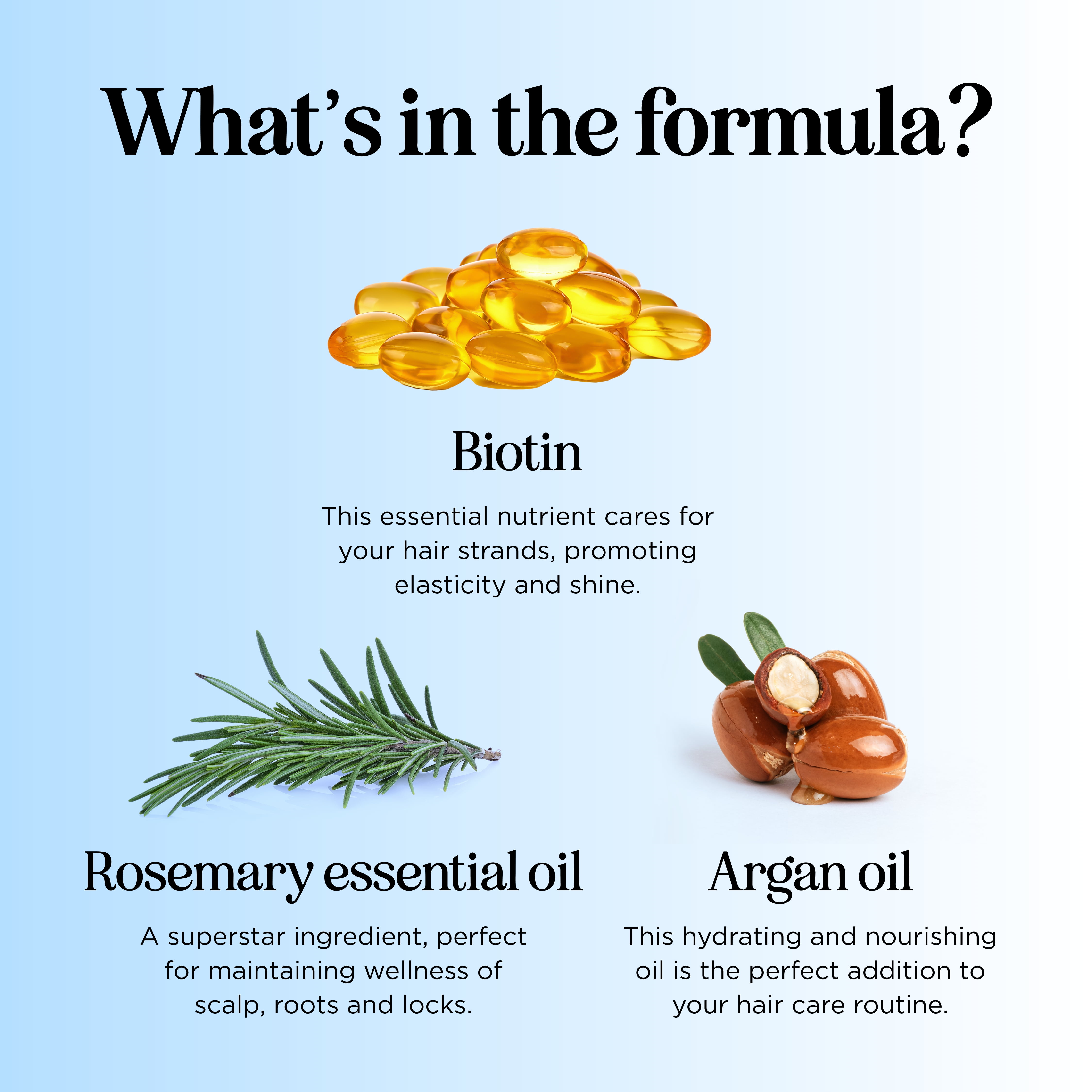 Rosemary and Biotin Shampoo for Thinning Hair - Vegan Volumizing Shampoo for Fine Hair with B Vitamins Argan Oil & Tea Tree Essential Oil - Paraben Silicone and Sulfate Free Vegan Formula (32 Fl Oz)