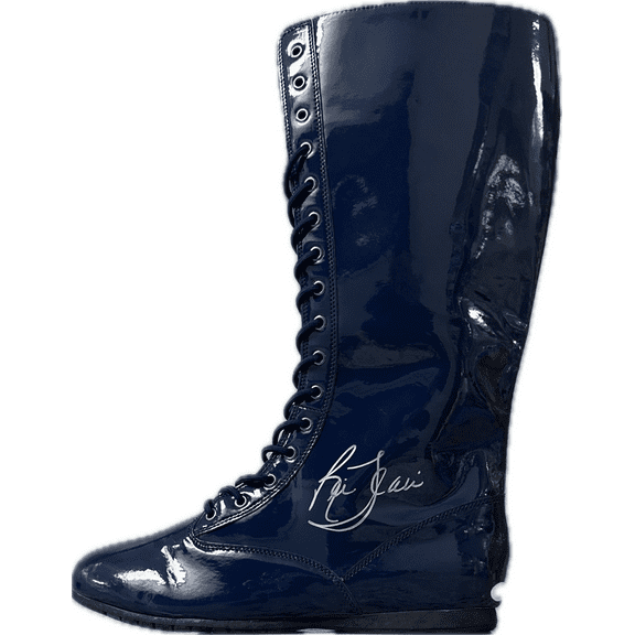 Ric Flair Signed Autographed Navy Blue Boot JSA Authentication Left