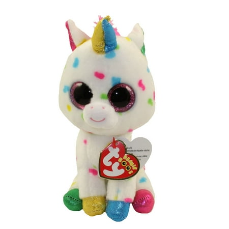 TY Beanie Boos - HARMOINE the Unicorn (Glitter Eyes) (Regular Size - 6 in)