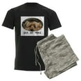 thumbnail image 6 of CafePress - Love My Yorkie Pajamas - Men's Dark Loose Fit Cotton Pajama Set, 6 of 7
