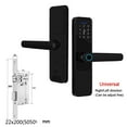 thumbnail image 2 of Serrure de Porte Intelligente avec Poignée, Entrée Sans Clé, Serrure de Porte pour Porte d'Entrée, Serrure Wi-Fi, Application Smart Life Free, Télécommande de Porte 35-120 mm, Maison Intelligente Intégrée, 2 of 5