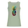 thumbnail image 4 of YUGYXL Trendy Funny Prints Tank Tops for Men Casual Regular fit Summer Sleeveless Shirts Beach Vacation Lightweight Tanks Mint Green XXXL, 4 of 5