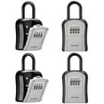 thumbnail image 1 of Puroma Key Lock Box, Portable Combination Lockbox Wall-Mounted Key Storage Box for House Keys, Resettable Code Safe Security Lock Box for Home, Office, Apa, 1 of 7