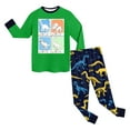 thumbnail image 5 of eczipvz Baby Boy Fall Outfits Boys' Snug-Fit Cotton Matching Pajama Set Soft & Cute Pajamas for Kids Green,2-3 Years, 5 of 5