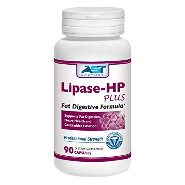 LipaseHP Plus 90 Vegetarian Capsules Fat Digestion Support Keto Diet Digestive Enzyme