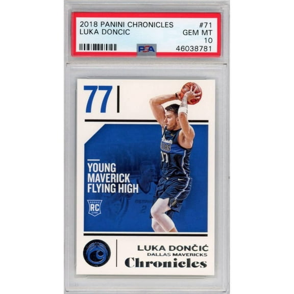 Graded 2018-19 Panini Chronicles Luka Doncic #71 Rookie RC Basketball Card PSA 10 Gem Mint