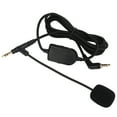 thumbnail image 4 of Headphone Cord, Nylon Volume Control Adjustable Arm Headphone Cable Black With Microphone For V-MODA Headset, 4 of 8