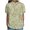 Light Green, variant on TOWMUS Linen Shirts Women Women's Summer Doll Neck Top With Print Short Sleeve Pullover Top Casual Shirts for Women Womens Tops Pink