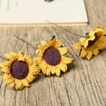 thumbnail image 4 of Luckyn 100 Pcs Homemade Sunflower Simulation Paper Sunflower for DIY Wedding Party Home, 4 of 9
