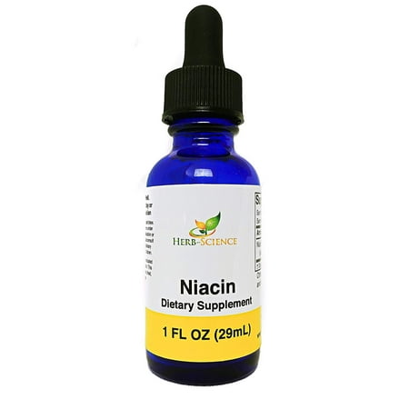 Herb-Science Vitamin B3 Niacin Alcohol-Free Liquid