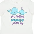 thumbnail image 4 of Inktastic My Yaya Whale-y Loves Me Boys or Girls Toddler T-Shirt, 4 of 5