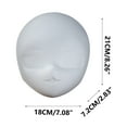 thumbnail image 2 of LSLJS Hand Masquerades Blank Paintable for Kid Adult Halloween Costume White Embryo Plastic PVC Mask Matte White Frosted Blank Face Hand-painted Halloween Decorations Halloween Party Supplies, 2 of 5