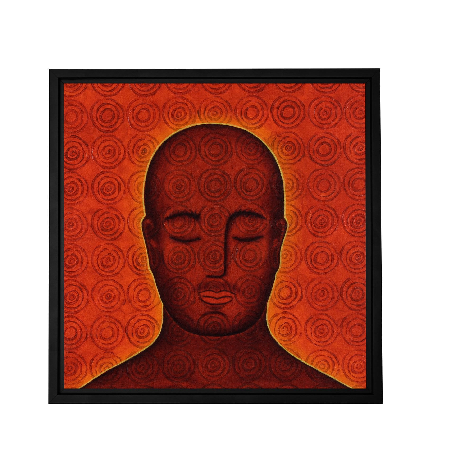 Gloria Rothrock "Mind Circles" Floater-Framed Gallery-Wrapped Canvas