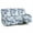 Blue Tropical Leaf, variant on COEQINE Stretch Recliner Chair Cover Washable Couch Cover Recliner 8 Pieces Polyester Fabric 3 Seater Reclining Slipcover Furniture Protector for Valentines Day Decor, Bunny Love Heart Pink