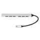 thumbnail image 2 of USB C Hub 7 en 1 plateado Plug and Play USB C al adaptador multipuerto de concentrador 7xUSB3.0 para Win Office, 2 of 10