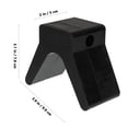 thumbnail image 2 of CIMAXIC Rubber Rollers For Boat Trailer Boat Support Bracket Black 1Set, 2 of 6