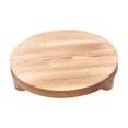thumbnail image 3 of Bandeja de pedestal de madera Strade Fareast Limited decoración del hogar marrón claro, 3 of 8