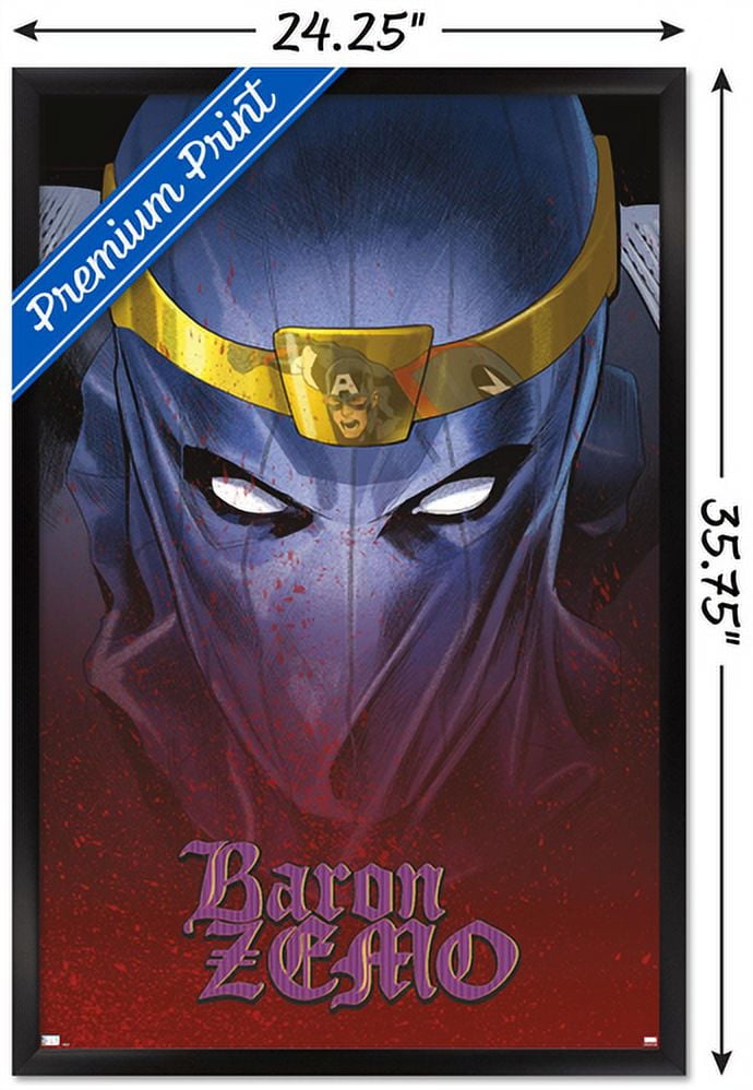 Marvel - Baron Zemo - Captain America: Steve Rogers #11 Wall Poster, 22.375" x 34", Framed