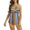 thumbnail image 1 of TSADFHJI Womens Swimsuits Rash Guard Suits Control Tankini Flowy Bathing Tank Swimwear with Boyshorts Piece Swimsuits Top Two Tummy for Women Swimwears Tankinis Set Xxxl Yellow, 1 of 8