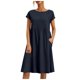 thumbnail image 1 of 2025 Vestido largo sin mangas y sin espalda de algodón y lino para mujer - Talla grande, corte holgado, informal, para la oficina y el verano, 1 of 5