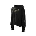 thumbnail image 2 of Women's New Era Black Chicago Bulls Glam Game Open Back Hoodie, 2 of 5