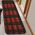 thumbnail image 6 of CURLYOOT Red Christmas Plaid Runner Rug 2'x6' Washable Kitchen Runner Rug Indoor Non Slip Laundry Rugs Floor Carpet for Hallway Kitchen Entryway Bedroom Living Room, 6 of 9