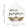 thumbnail image 6 of Guanhe Wolcome Fall Front Door Decor Clearance, Wooden Door Signs Pumpkin Maple Leaf Sunflower Door Hanging Wall Thanksgiving Party Decor, 6 of 6