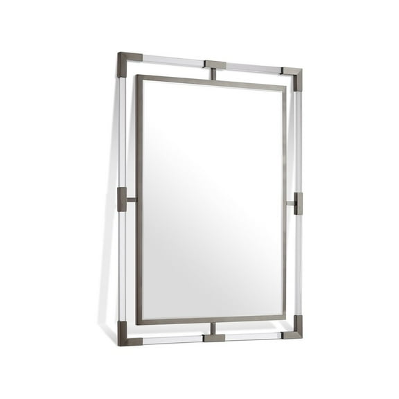 Meridian Furniture Ghost Chrome Mirror
