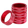 thumbnail image 1 of AURARMLET 4Ud Accesorios Interiores De Auto Fundas Para Perillas De Consola Centro Rojo, 1 of 6
