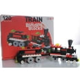 thumbnail image 2 of Train Building Blocks 120 Piece Engine and Car, 2 of 2