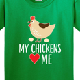 thumbnail image 4 of Inktastic My Chickens Love Me Youth T-Shirt, 4 of 5